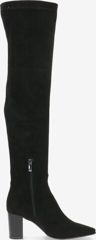 CAPRICE Over the Knee Boots in Black