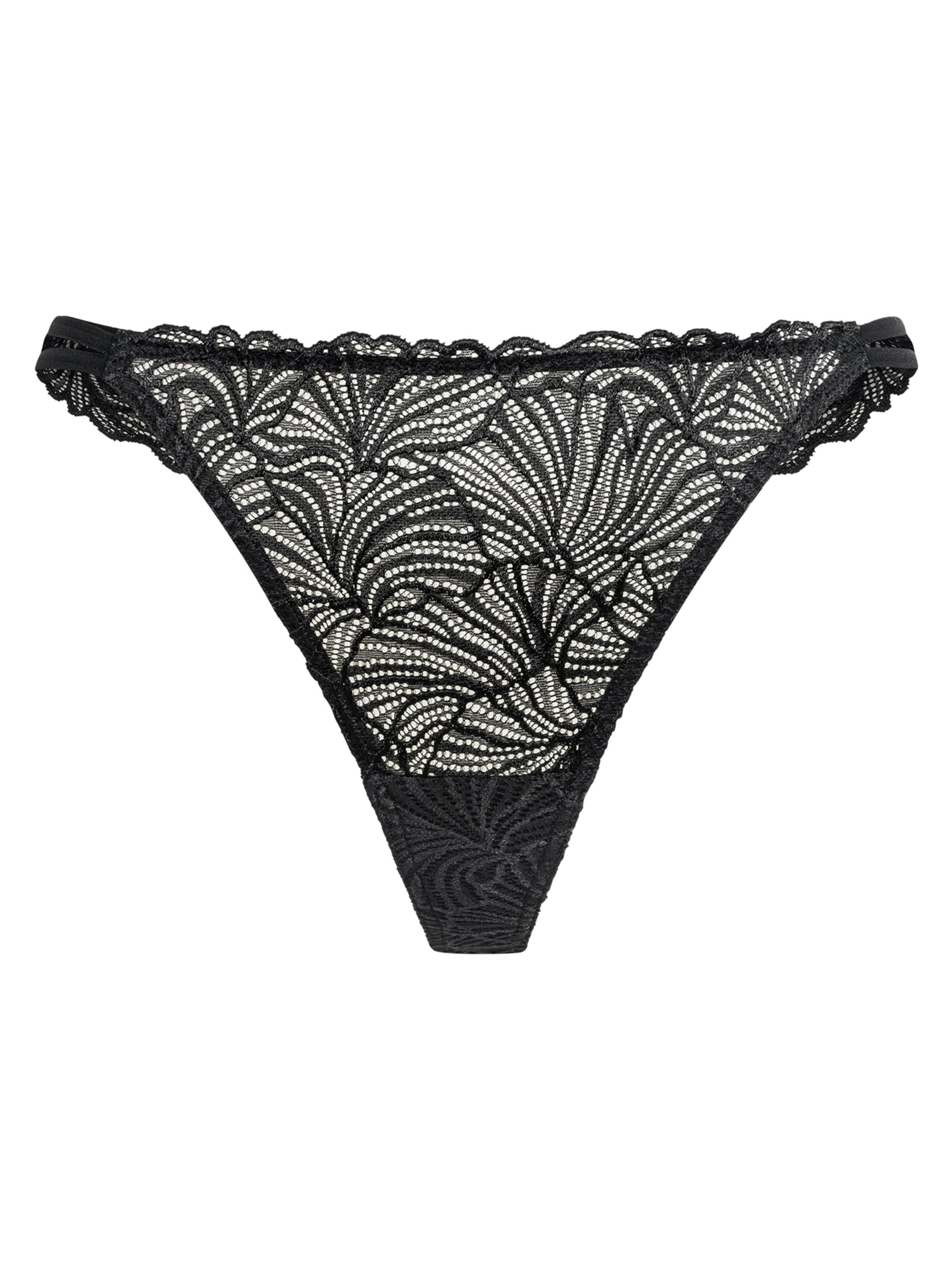 String Erlich Textil en noir : devant