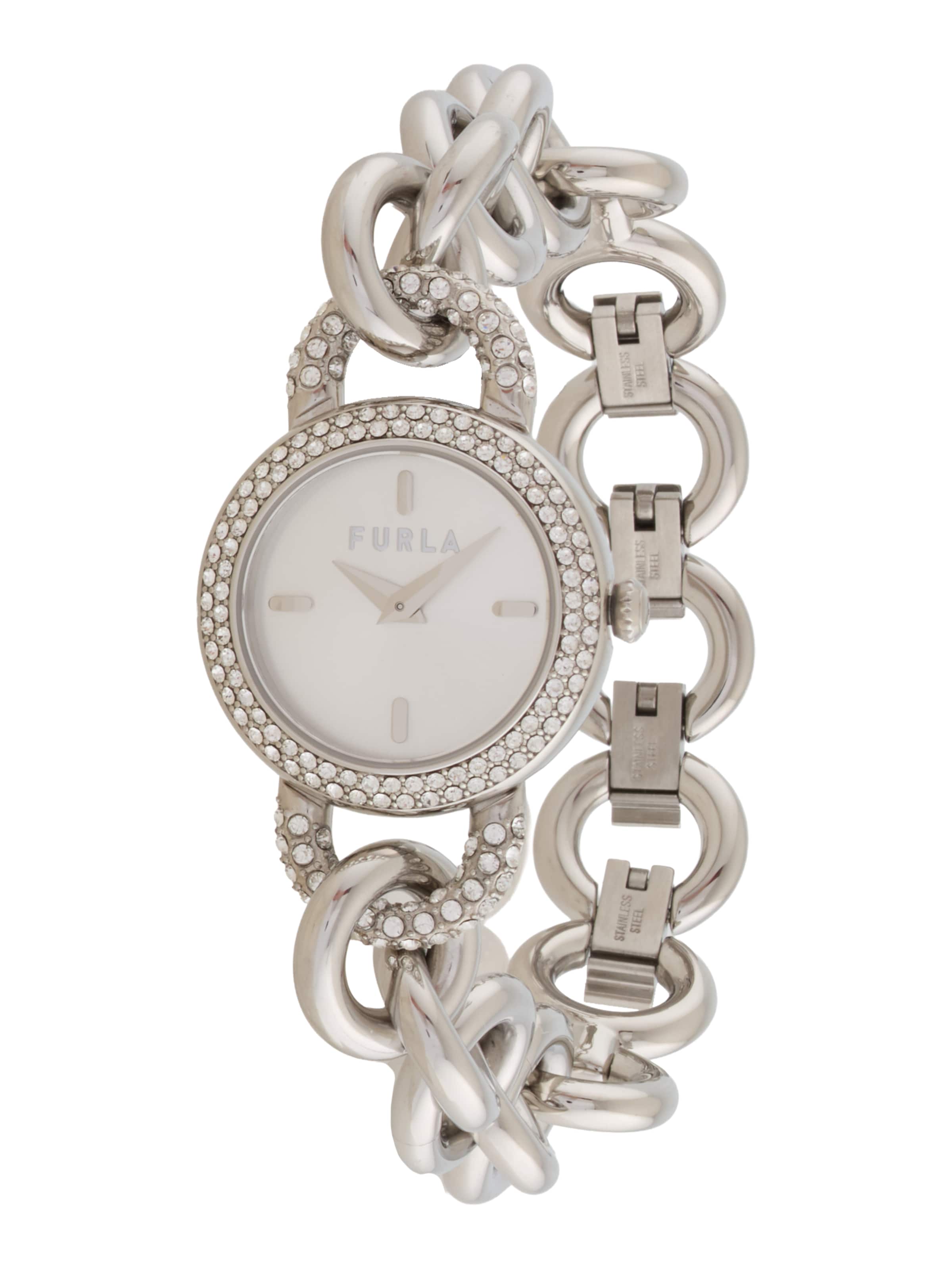 FURLA Analog watch 'MERIDIANA' in Silver: front