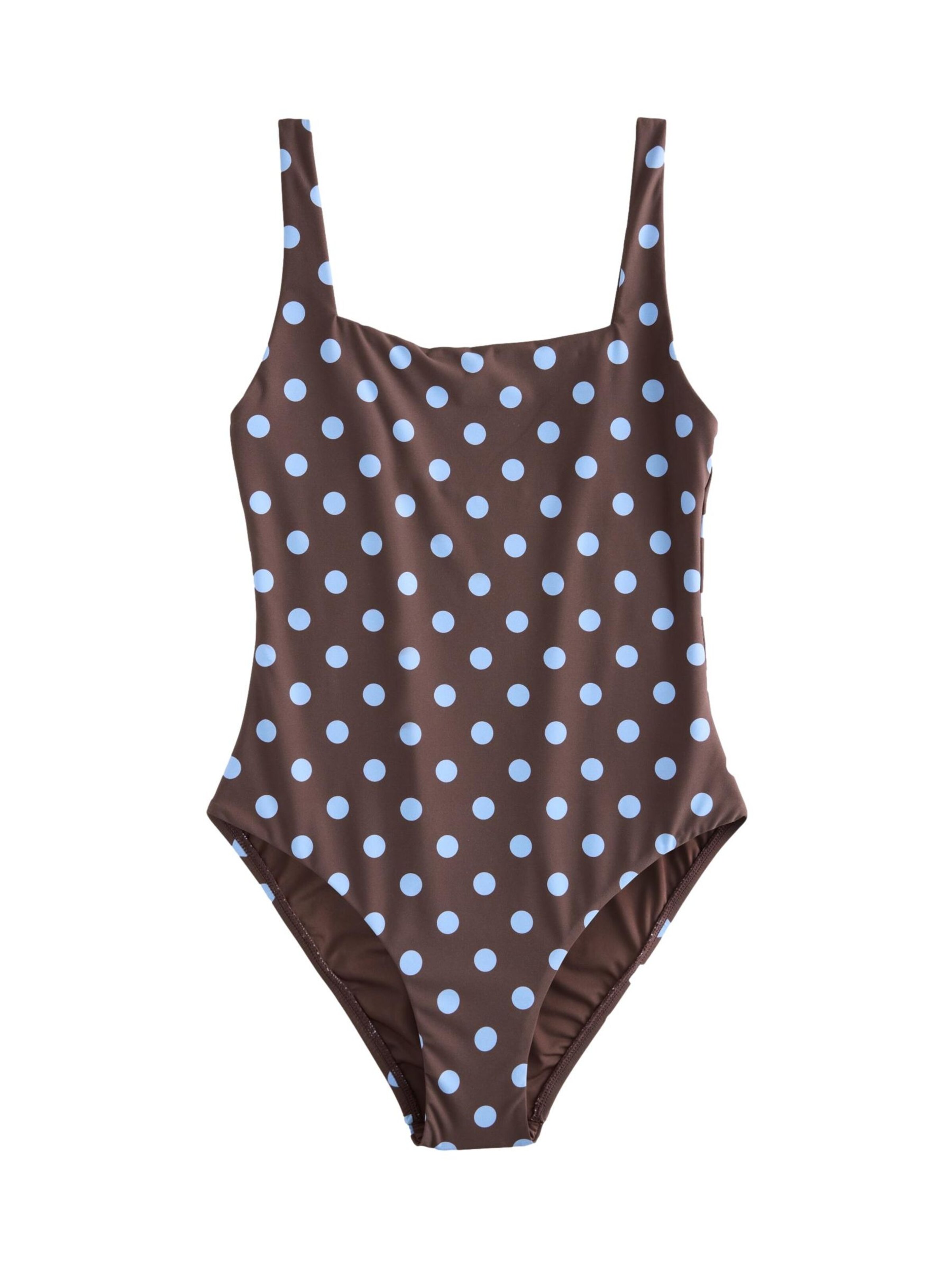 Next Plavky – hnědá: přední strana