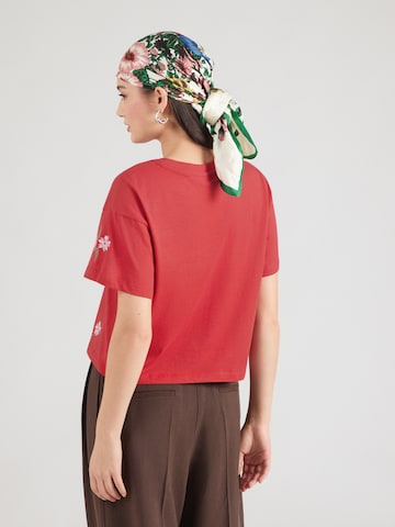 ONLY Tričko 'ONLGIA' - Červená