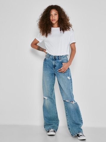 Noisy may Wide Leg Jeans 'Amanda' i blå