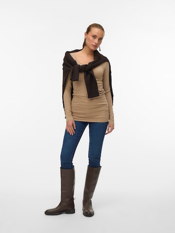 VERO MODA Koszulka 'VMMaxi My' w kolorze beżowy