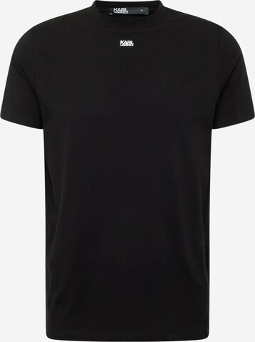 T-Shirt Karl Lagerfeld en noir : devant