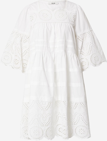 Moliin Copenhagen - Vestido en blanco: frente