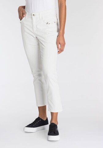 MAC Slim fit Jeans in White: front