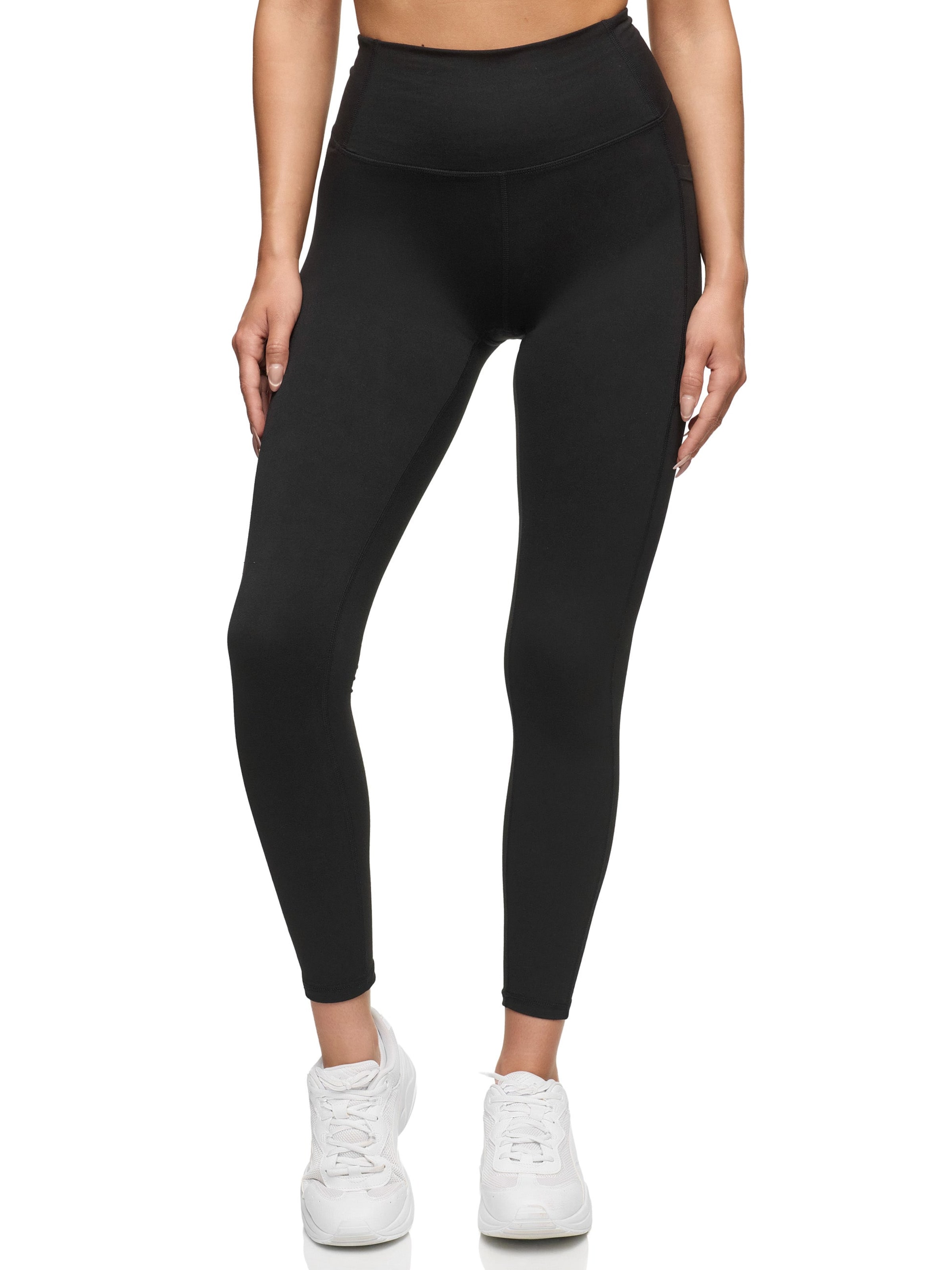 Tazzio Skinny Leggings 'F301' in Schwarz: Vorderseite