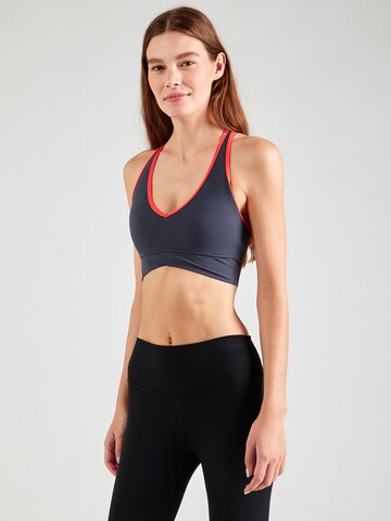 P.E Nation Bustier Sport-BH 'Vita' in Blau: Vorderseite