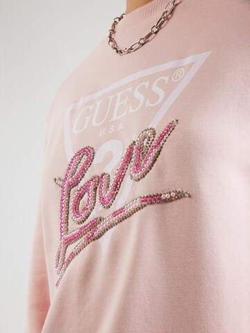 Felpa di GUESS in rosa