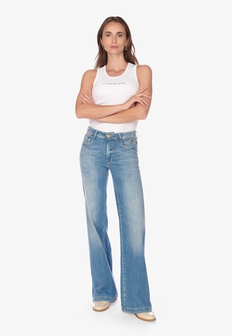 Wide Leg Jean 'PULPHIFL' Le Temps Des Cerises en bleu