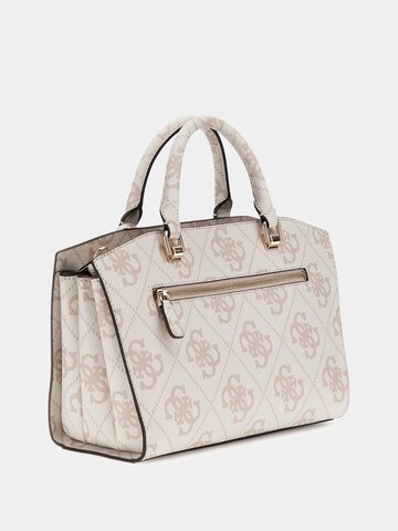 GUESS Handtasche 'Queensland' in Weiß