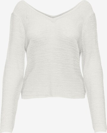 Pull-over 'SUNNY' ONLY en blanc : devant