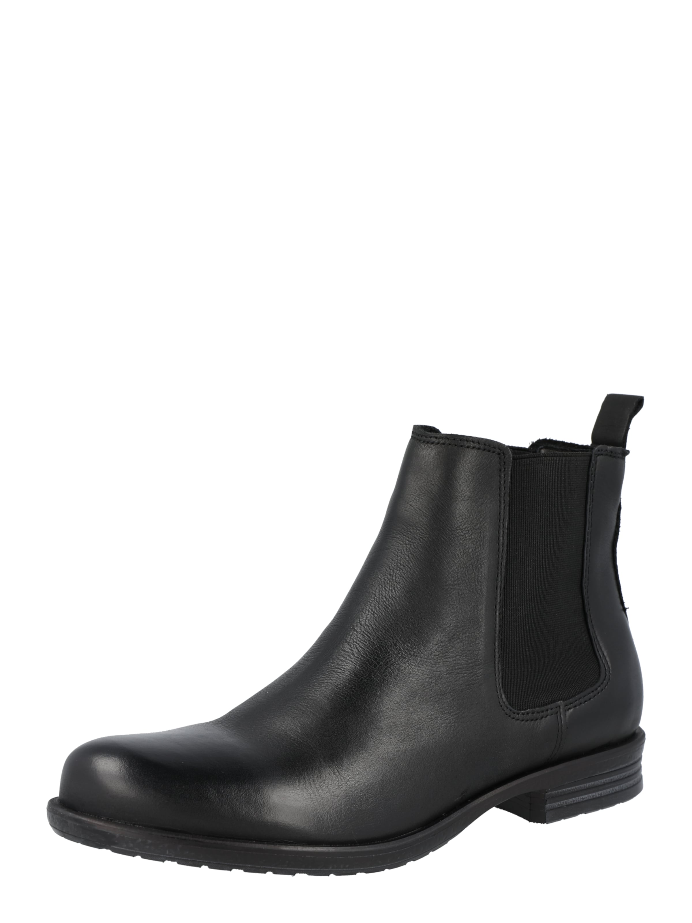 Bianco Chelsea Boots in Schwarz: Vorderseite