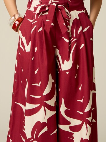 oltre Wide Leg Hose‌‌‌ in Rot
