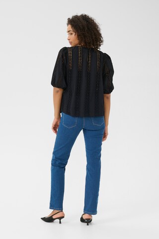Kaffe Bluse i sort