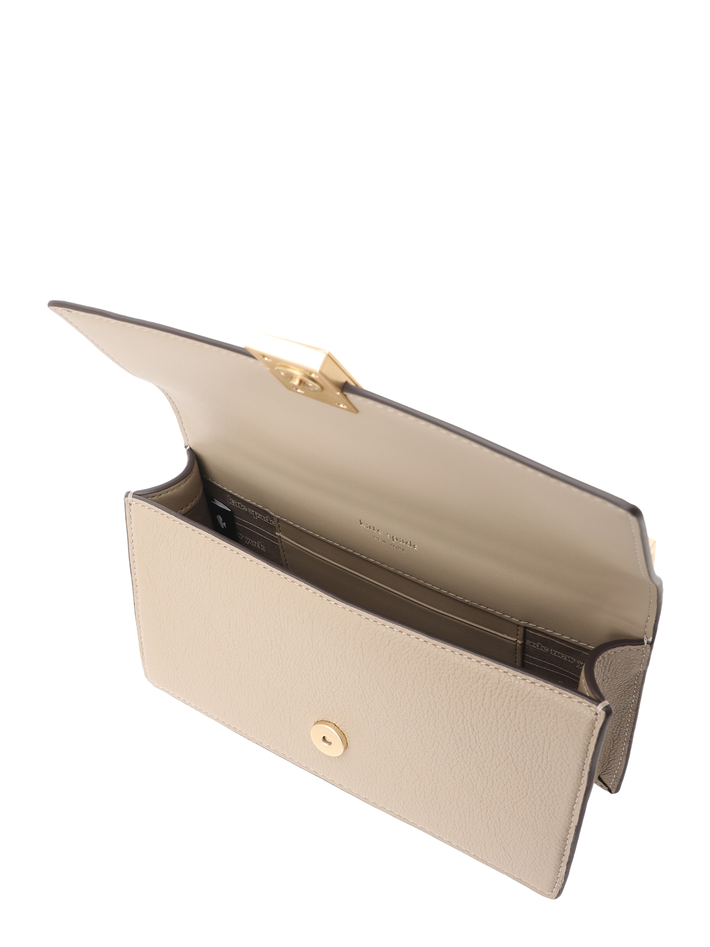 Kate Spade Õlakott 'Deco Mini Flap Chain Crossbody', värv hall