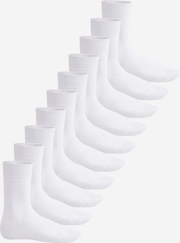 footstar Socken 'EVERYDAY!' in Weiß: Vorderseite