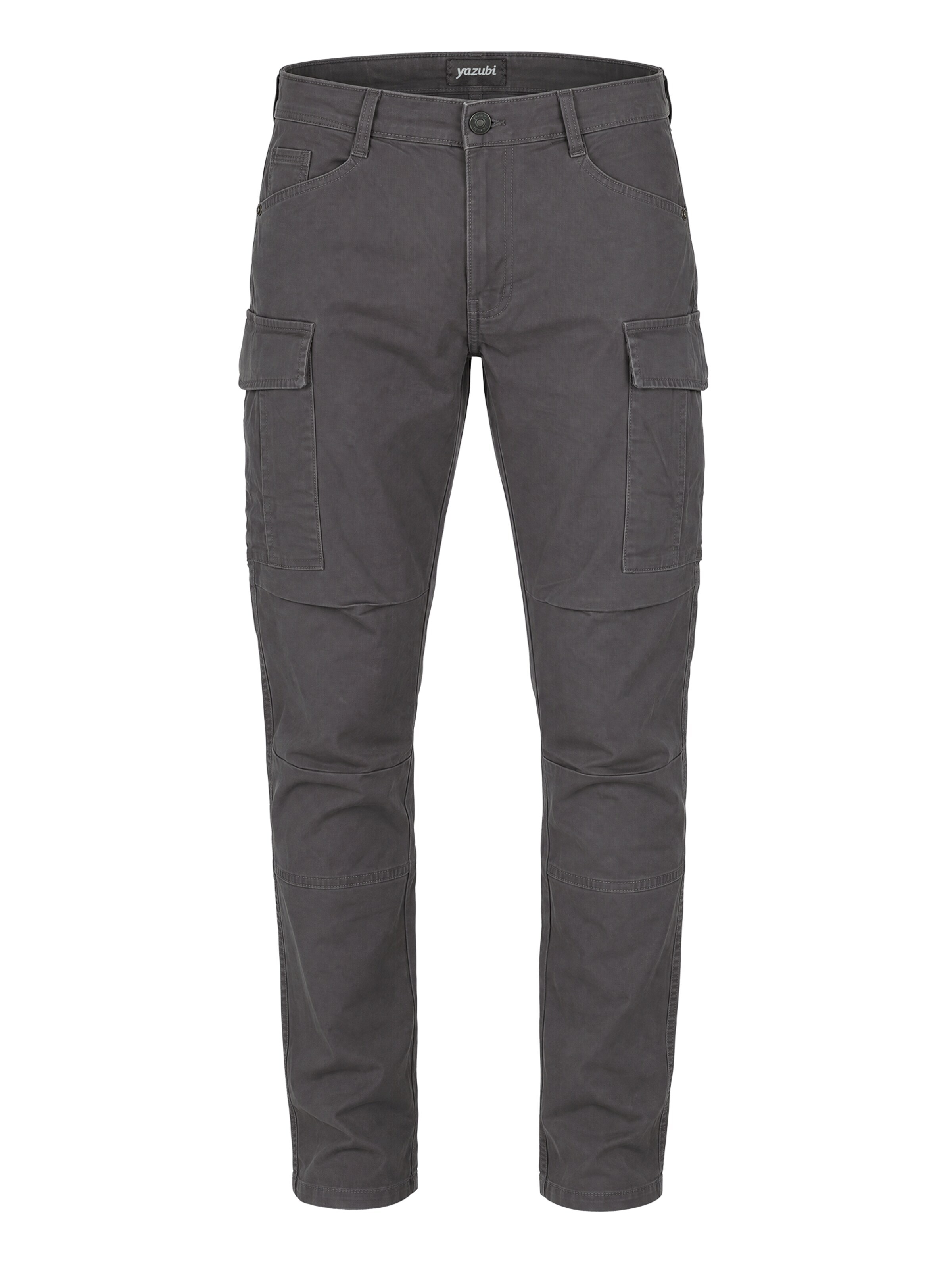 yazubi Regular Cargo Pants 'Jayden' in Grey