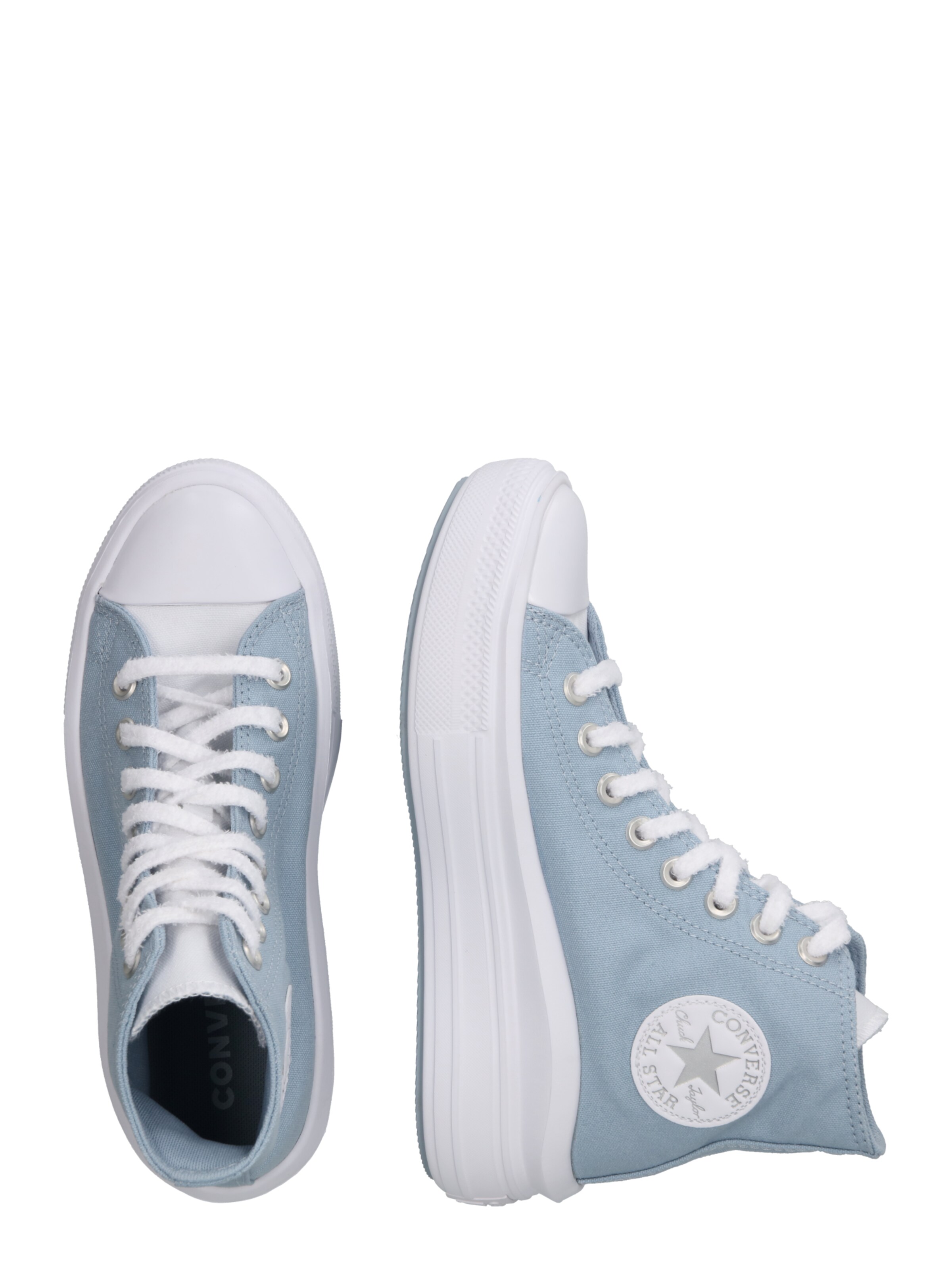 CONVERSE Sneakers hoog 'Chuck Taylor All Star Move' in Grijs