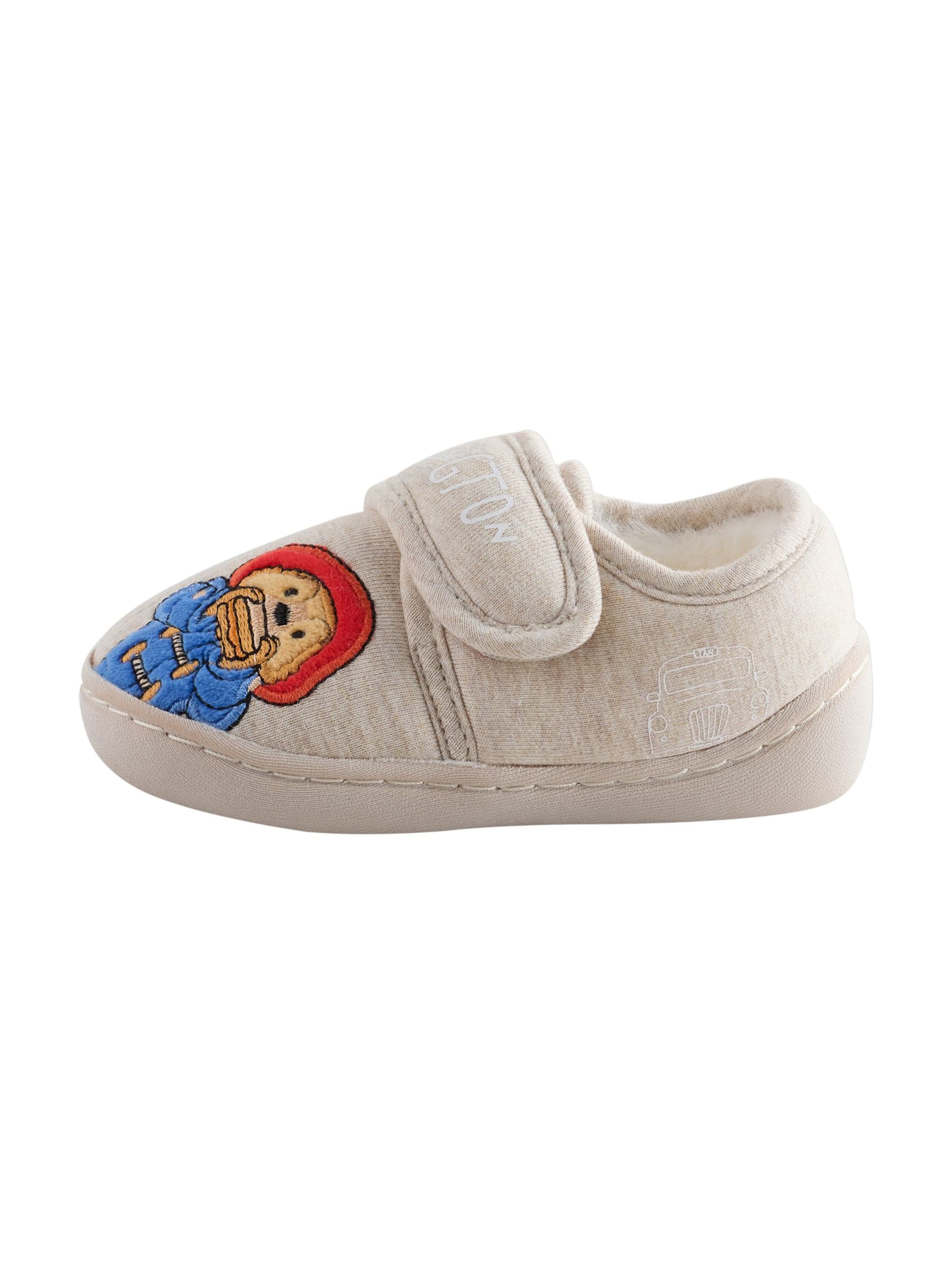 Pantoufle 'Paddington Bear' Next en beige : devant