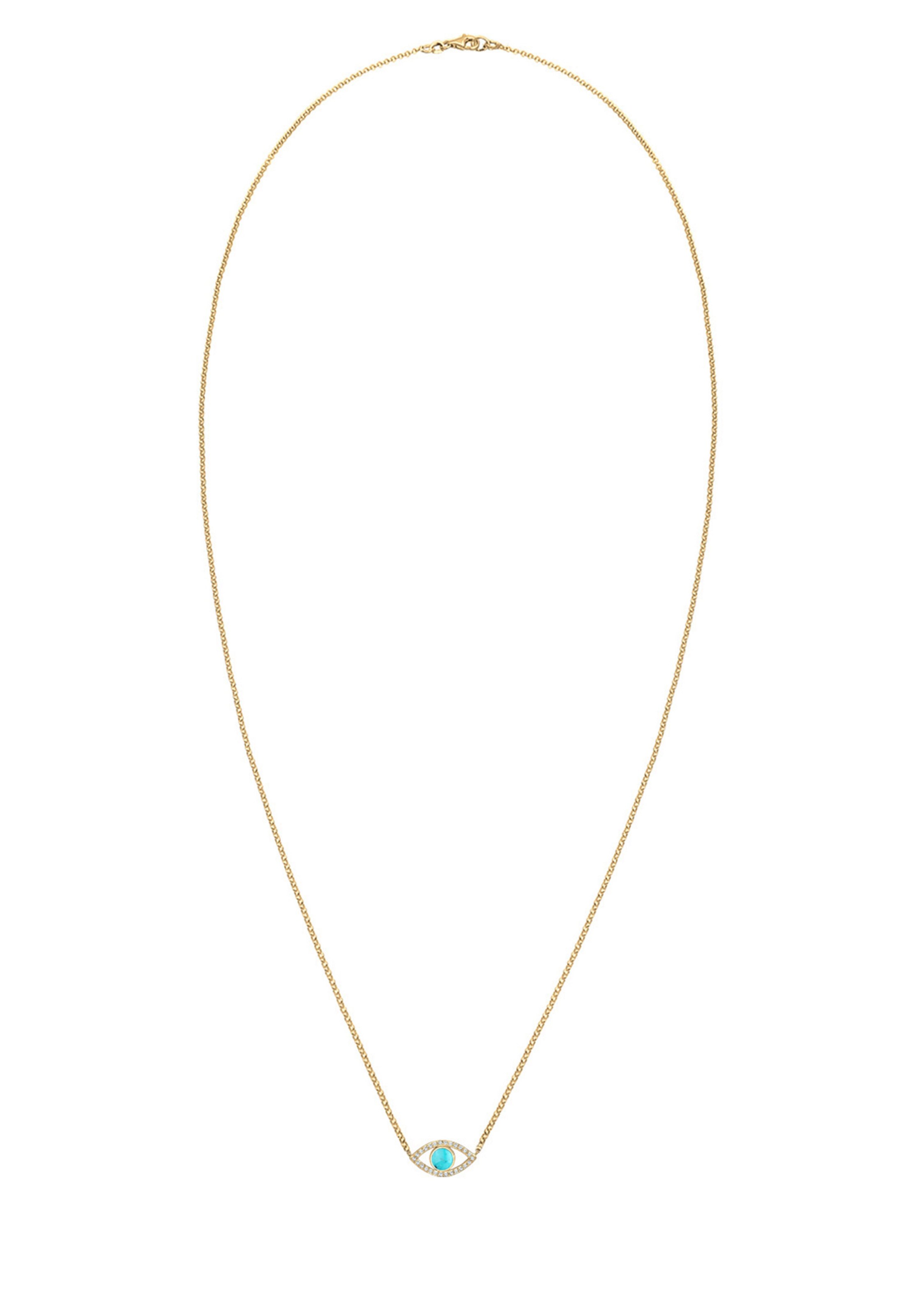 ELLI Necklace 'Evil Eye' in Gold: front