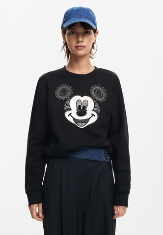 Desigual Sweatshirt in Schwarz: Vorderseite