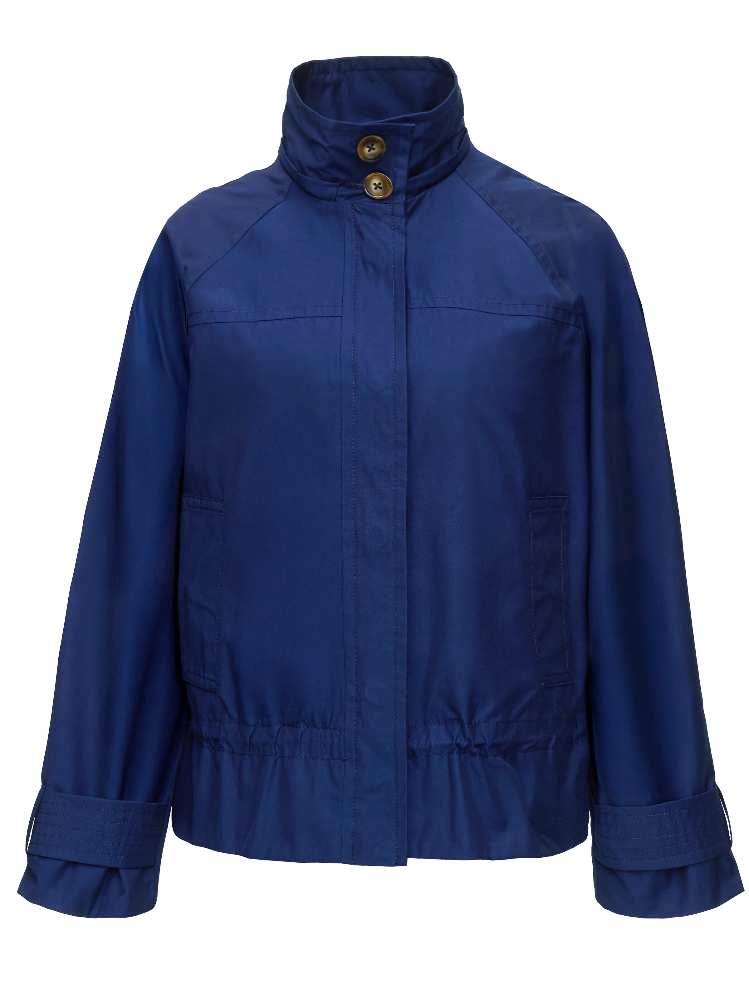 MANISA Between-season jacket 'Parka Cottonmix' in Blue