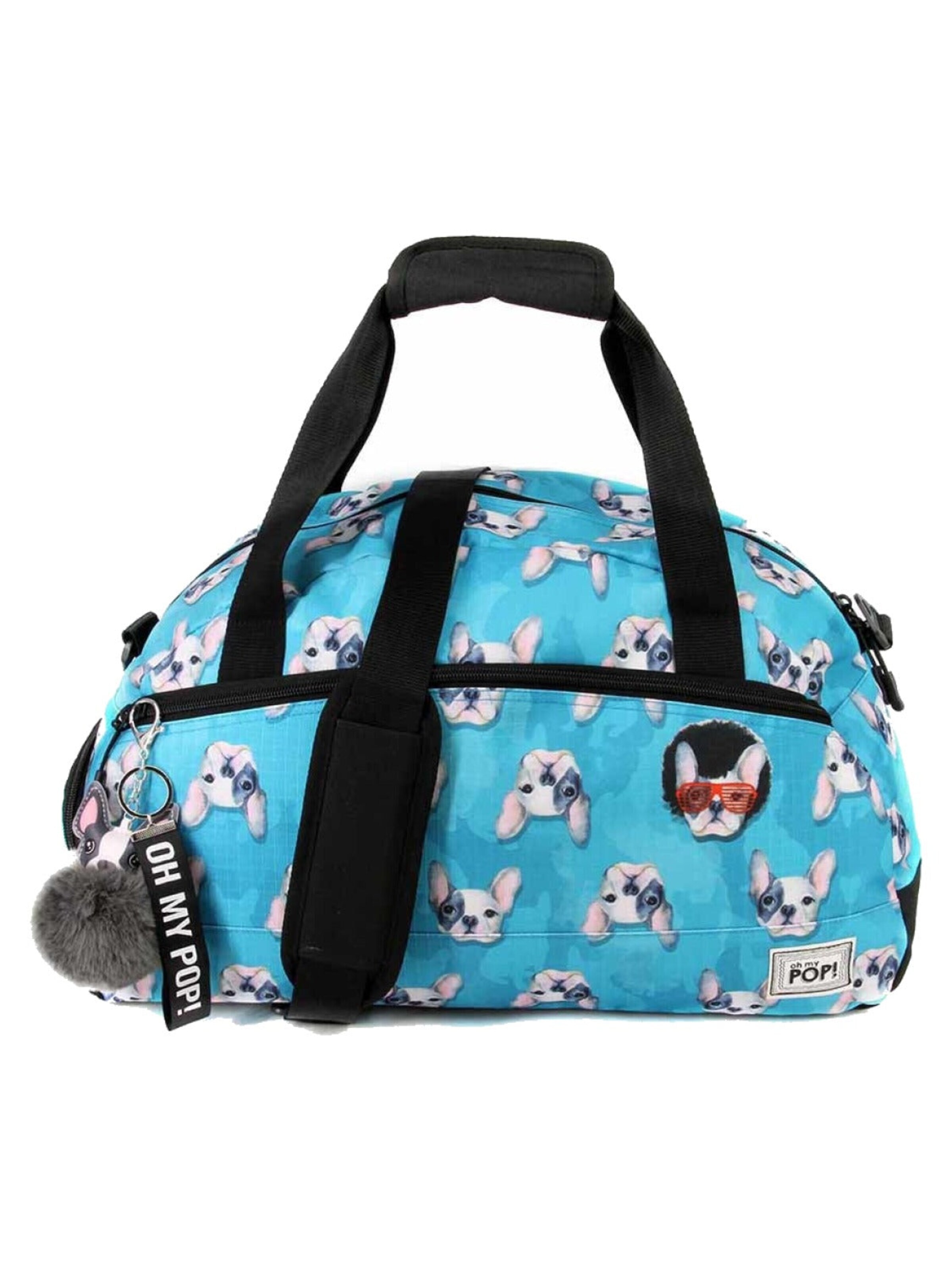 Oh My Pop! Gymtas 'Oh My Pop Doggy Sporttas dames Multi colour Lengte 51cm' in Gemengde kleuren: voorkant