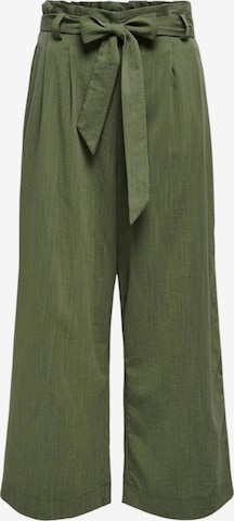 Pantaloni 'Onlmarsa Solid Paperbag Wvn Noos 15269628' di ONLY in verde: frontale