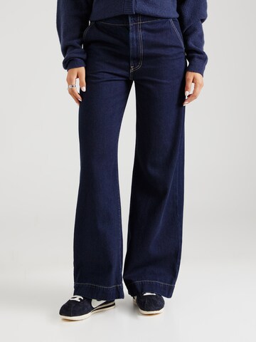 LEVI'S ® - Pierna ancha Vaquero 'RIBCAGE' en azul: frente