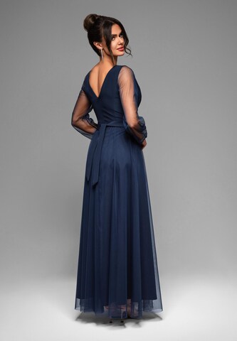 Robe de soirée Ombre en bleu