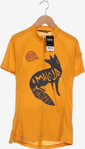 Maloja T-Shirt L in Gelb: predná strana