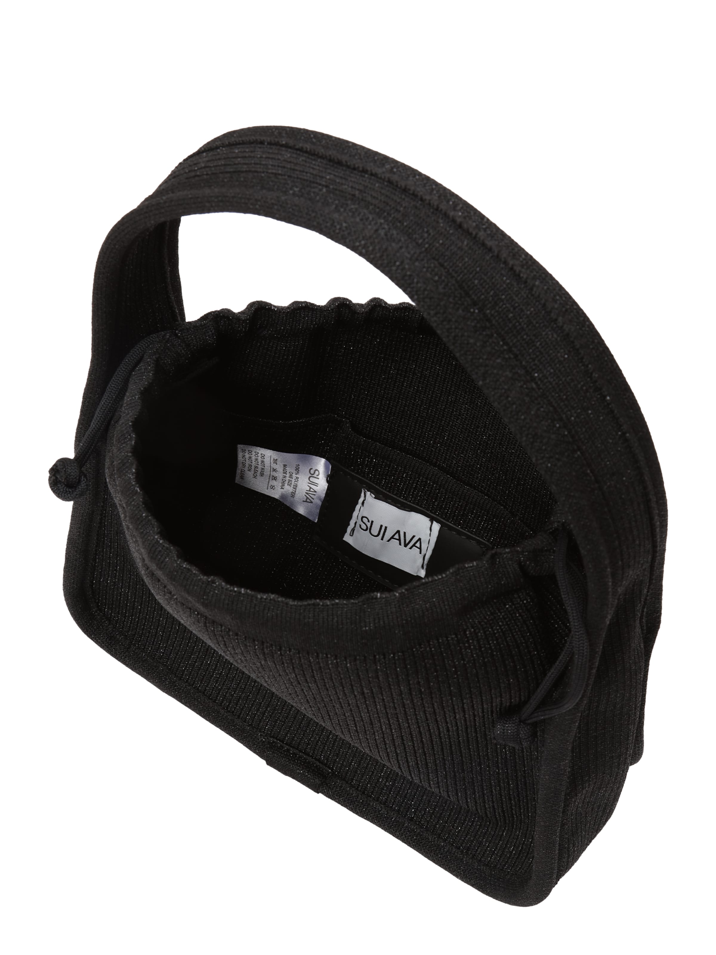 juoda SUI AVA Sutraukiama rankinė 'Sporty Elegance'