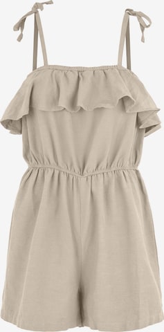 PIECES Jumpsuit 'Sunna' in Beige: front