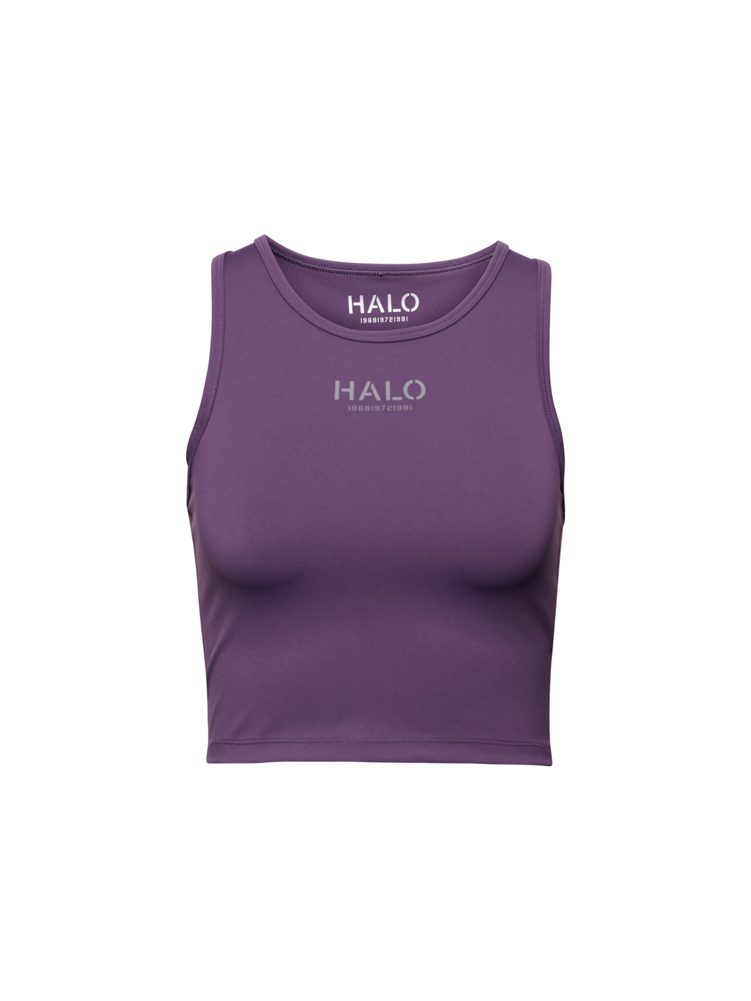 Haut de sport HALO en violet : devant