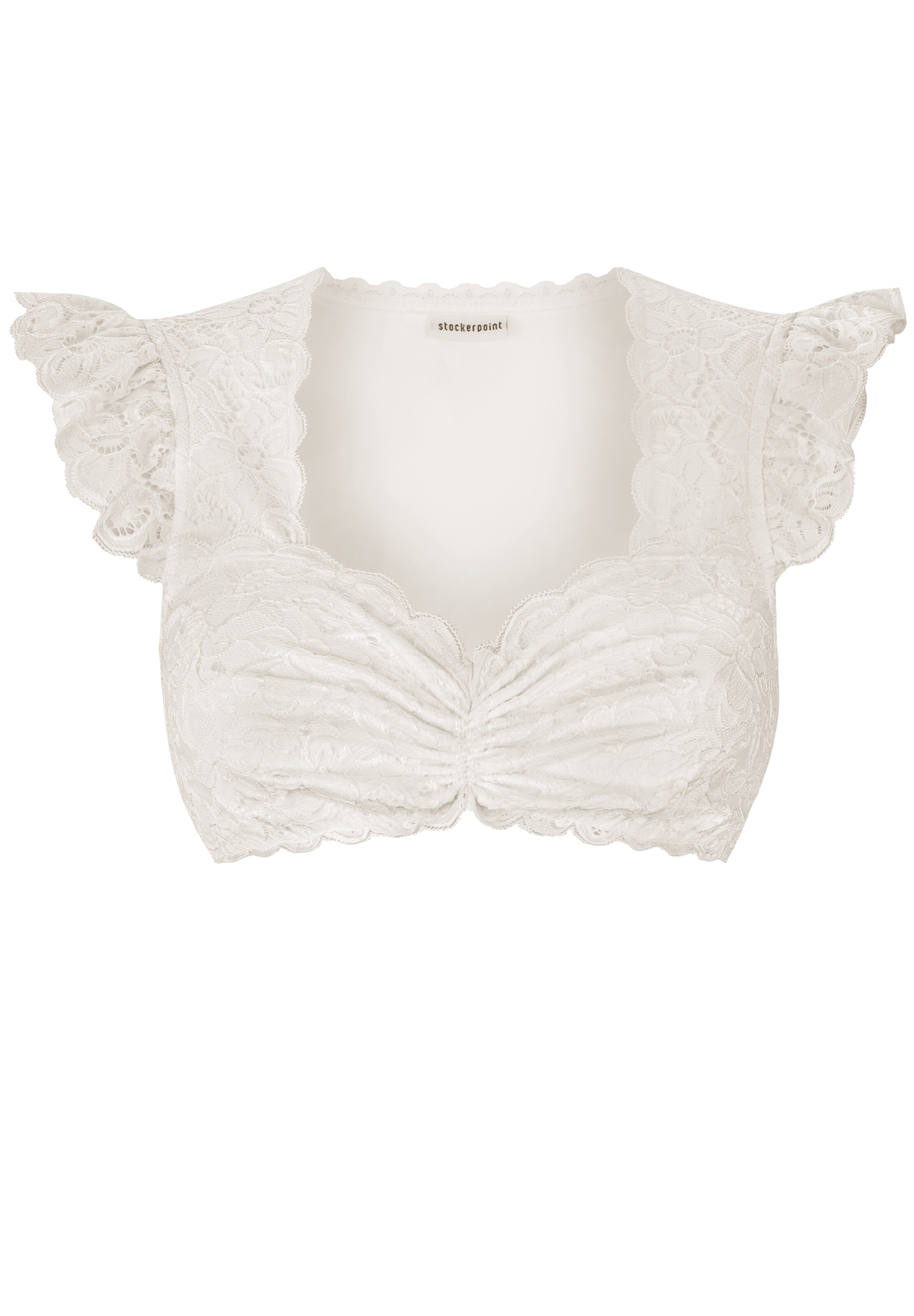 STOCKERPOINT Klederdracht blouse 'Lindsay' in Beige: voorkant