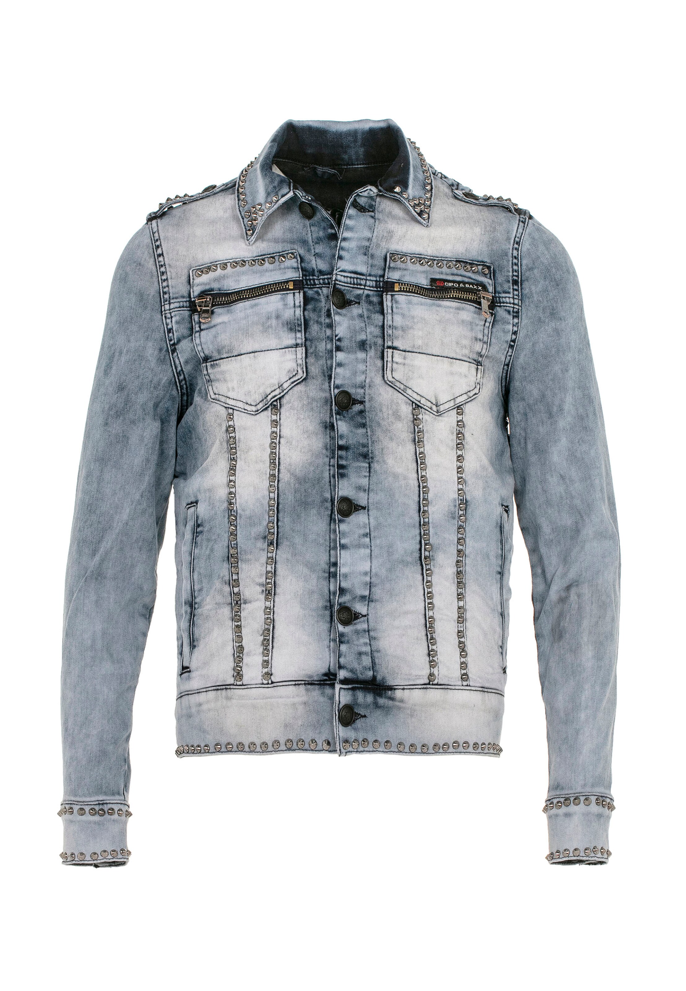 CIPO & BAXX Übergangsjacke 'CAIN' in Blau: Vorderseite