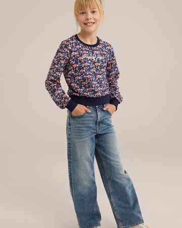 WE Fashion Свитшот в Синий