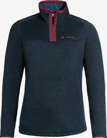 VAUDE Athletic Sweater in Blue: front