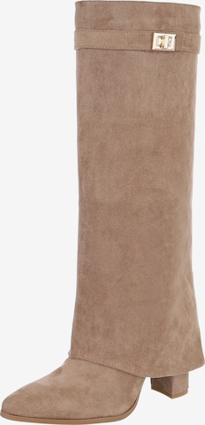 Ital-Design Stiefel in Braun: Vorderseite