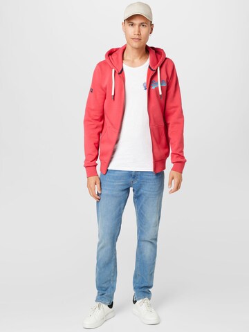 Superdry Sweatvest in Rood