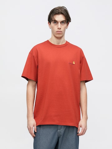 Carhartt WIP Koszulka 'American Script' w kolorze czerwony