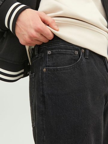 JACK & JONES جينز واسع جينز 'Alex' بلون أسود