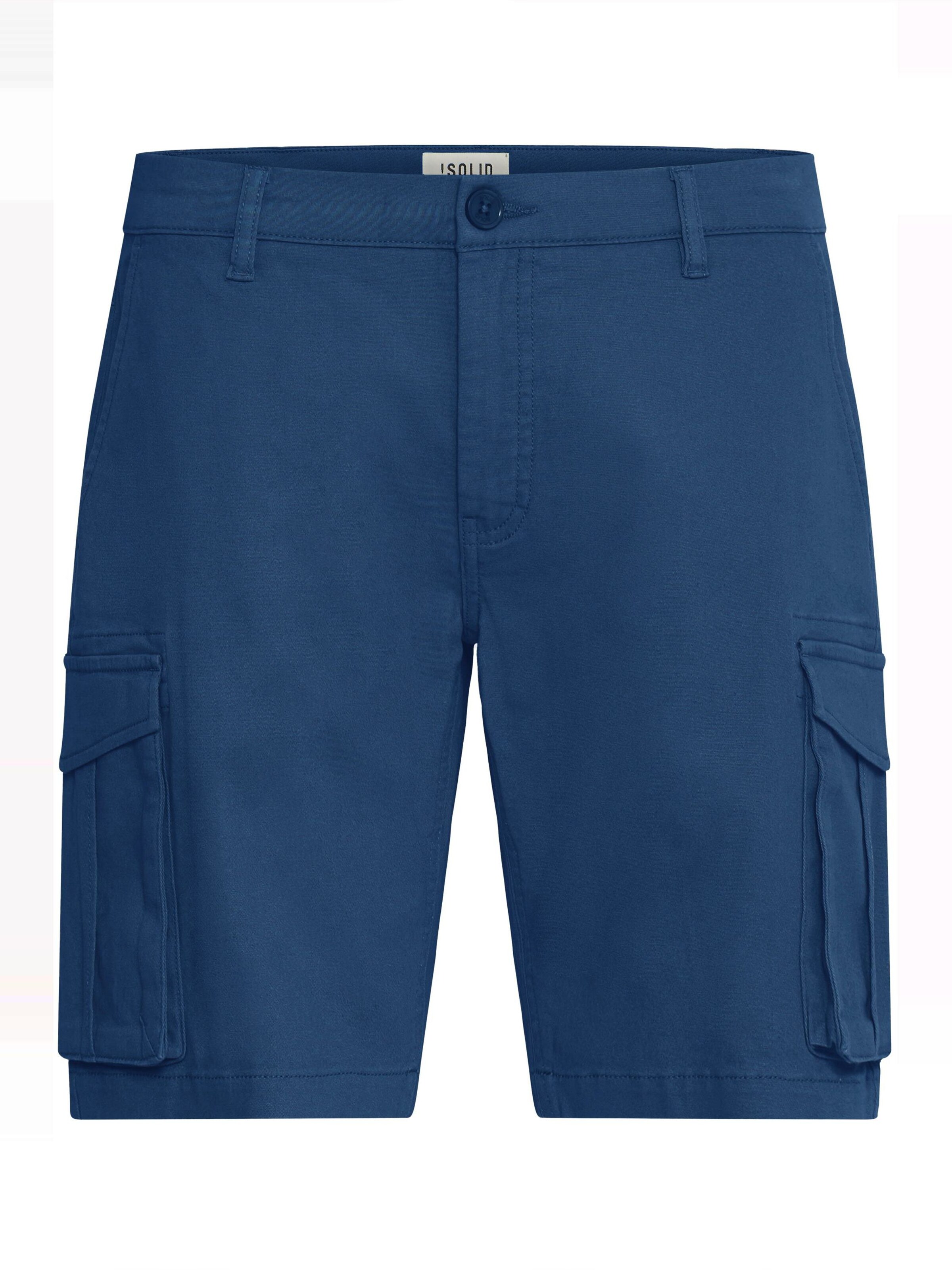 regular Pantaloni cargo 'SDKarim' di !Solid in blu: frontale