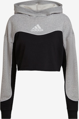 ADIDAS SPORTSWEAR Αθλητική μπλούζα φούτερ σε μαύρο