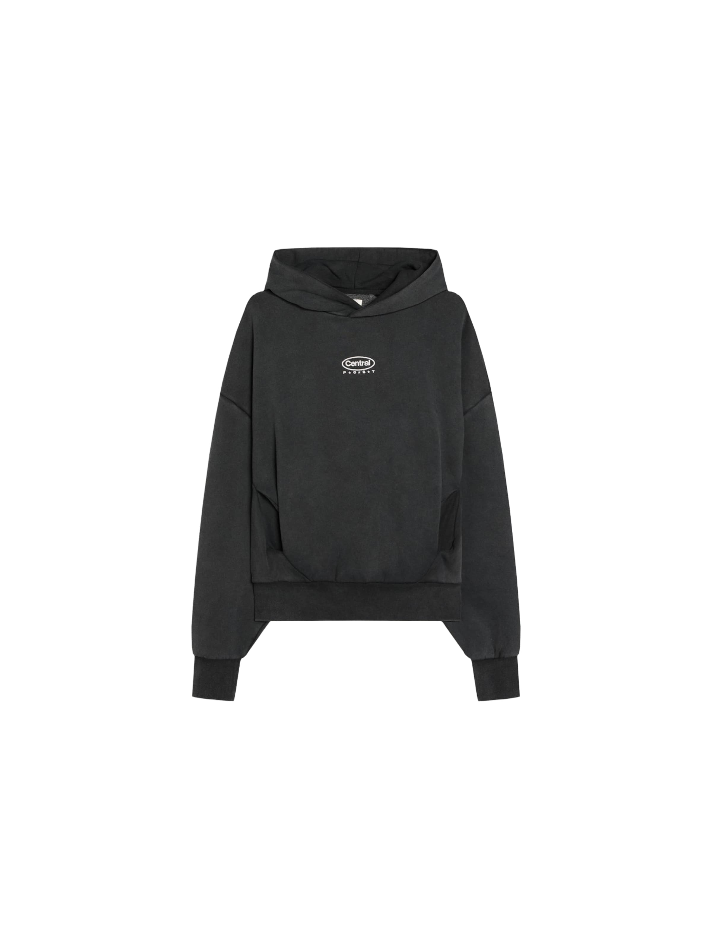 Sweat-shirt Bershka en noir : devant