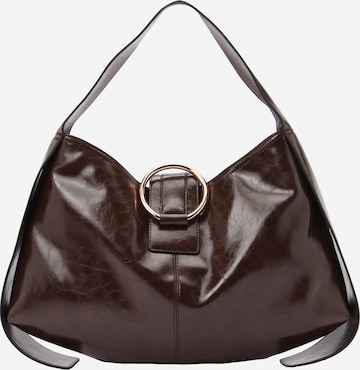 TOPSHOP Olkalaukku 'SATURN' värissä ruskea: etupuoli