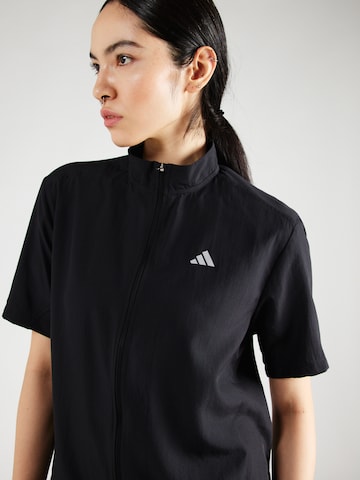 ADIDAS PERFORMANCE Athletic Jacket 'RUN IT' in Black