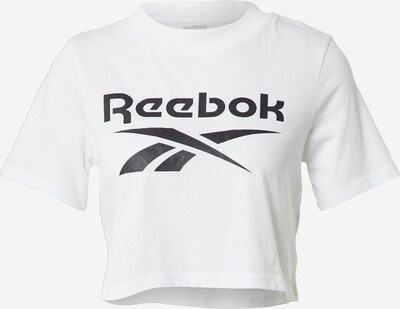 REEBOK Funktionsbluse i sort / hvid, Produktvisning