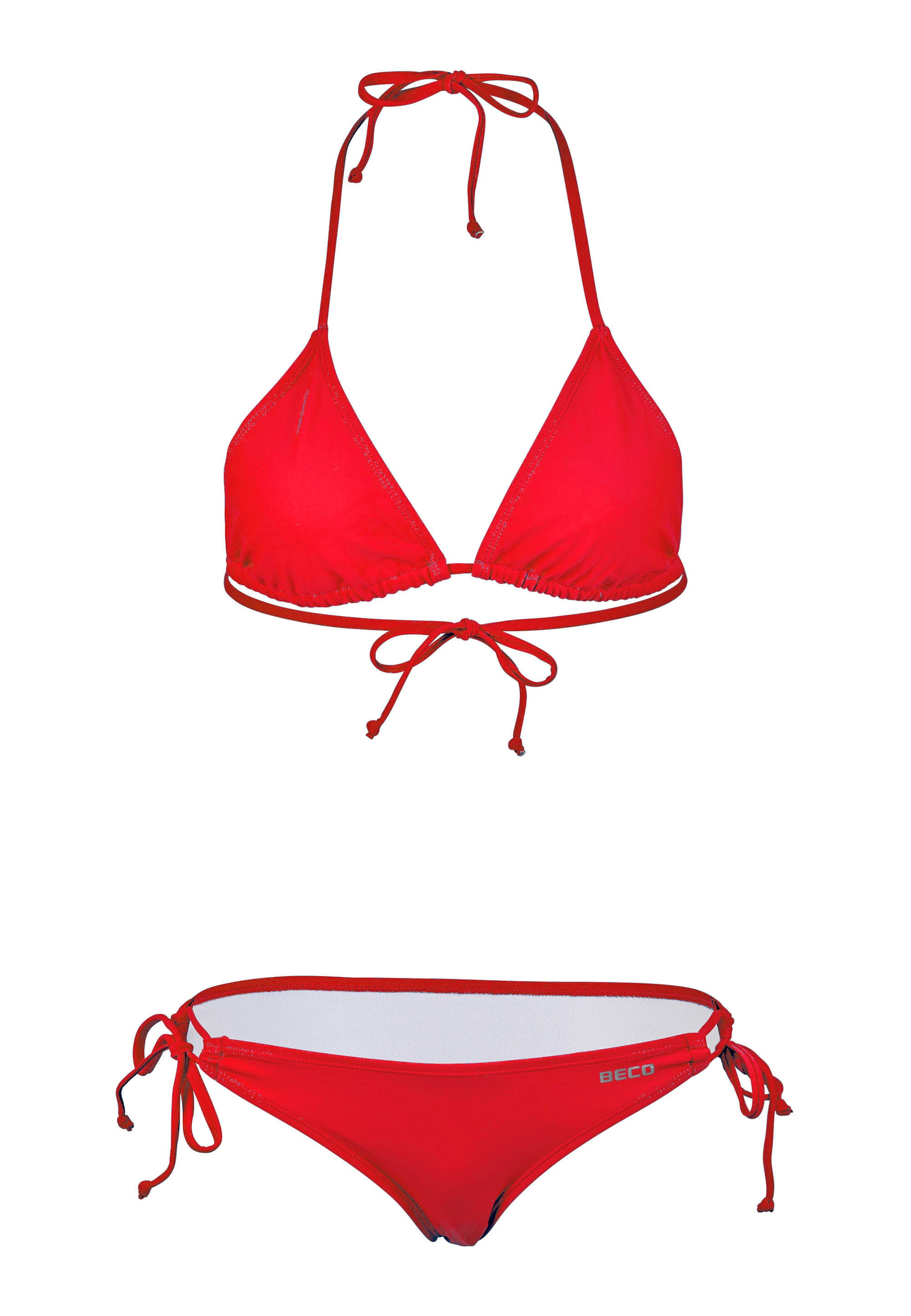 BECO the world of aquasports Triangel Bikini in Rot: Vorderseite